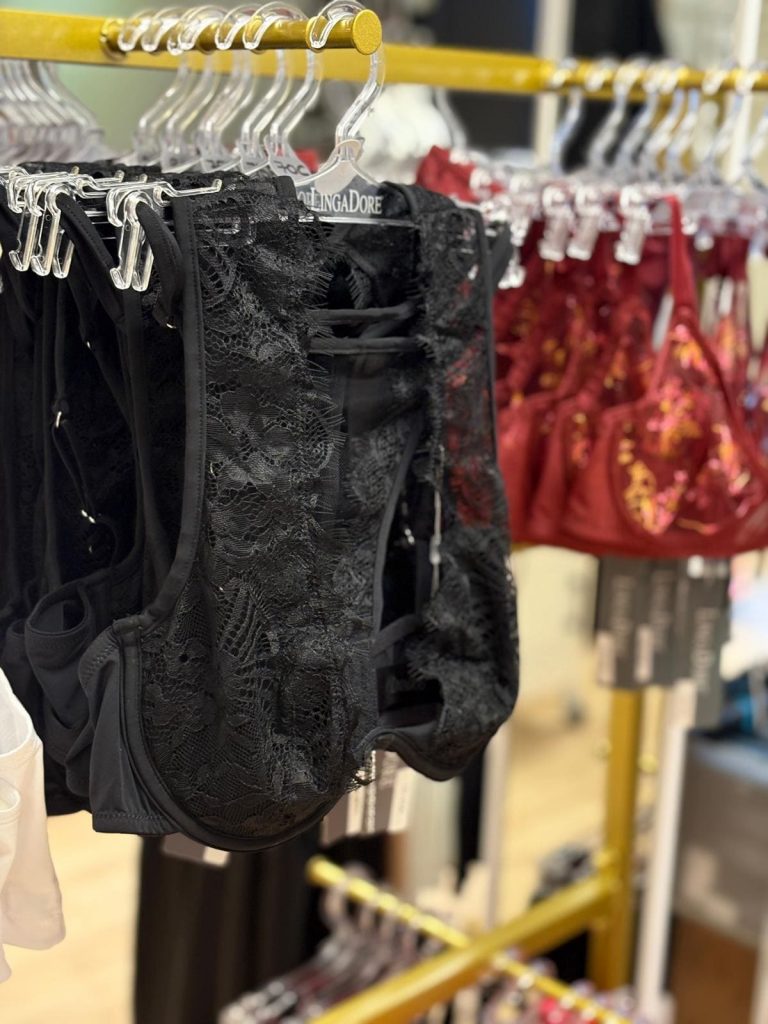 Sallys Goldstück Unterwäsche Boutique Besigheim. Schwarzer BH mit Spitze